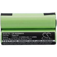 CameronSino Batéria pre AEG Electrolux Junior 2.0 (ekv. TYPE141), 2000 mAh, NiMH