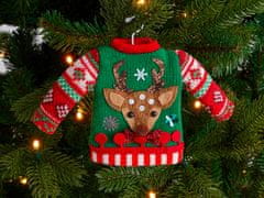 LAALU Ozdobný sveter s jeleňom 20,5 cm