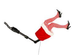 LAALU Pohyblivé nohy pani Santovej na vianočný stromček 35 cm