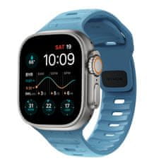 Nomad Sport Band - Športový vodotesný remienok pre Apple Watch 45 / 49 mm, Elektricky modrý