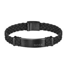 Hugo Boss Fashion pánsky semišový náramok Dylan 1580608 (Dĺžka 17,5 cm)