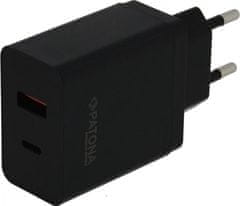 PATONA napájecí adaptér Power delivery 36W 1xUSB-C/1xUSB-A -PD 3.0