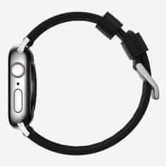 Nomad Active Band Pro - Vodotesný remienok pre Apple Watch 45 / 49 mm, čierny, strieborný