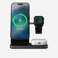 Nomad Stand One Max - Bezdrôtová nabíjačka s MagSafe pre iPhone, Apple Watch a AirPods, čierna