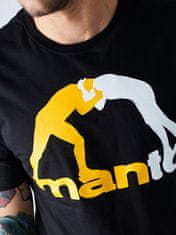 MANTO Pánské Triko Manto LOGO - černé