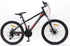 Olpran horský bicykel Canull XC240 čierna/červená 24