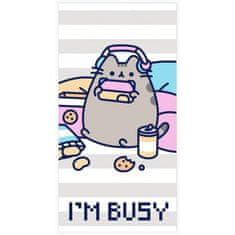 Halantex Bavlnená osuška mačička Pusheen - I'm busy