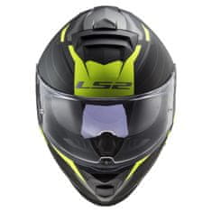 LS2 FF800 STORM II-06 NERVE prilba matná-čierna/Hi-Vis-žltá veľkosť 3XL