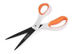 FISKARS Nožnice titánové dĺžka 21 cm - biela oranžová