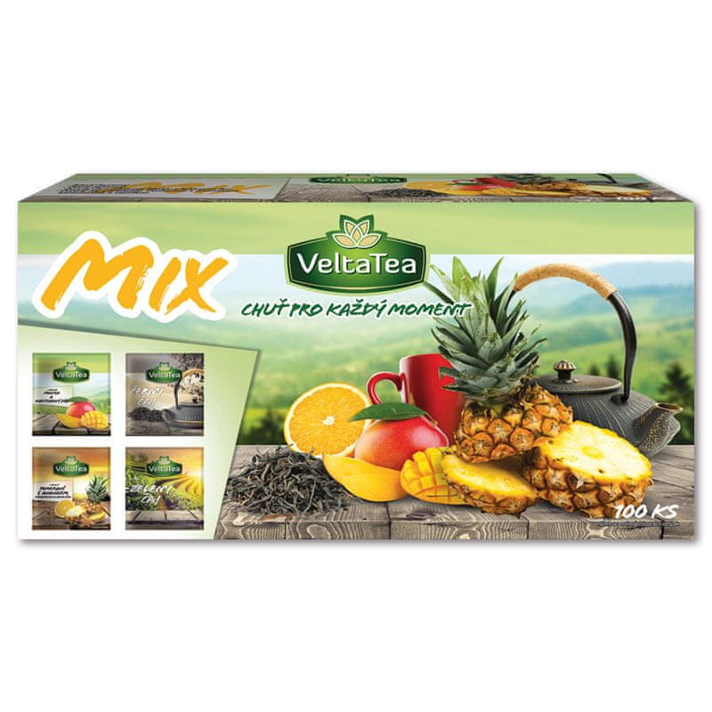 WEBHIDDENBRAND Čaj Velta tea Gastro - mix 4 druhy, 100 ks