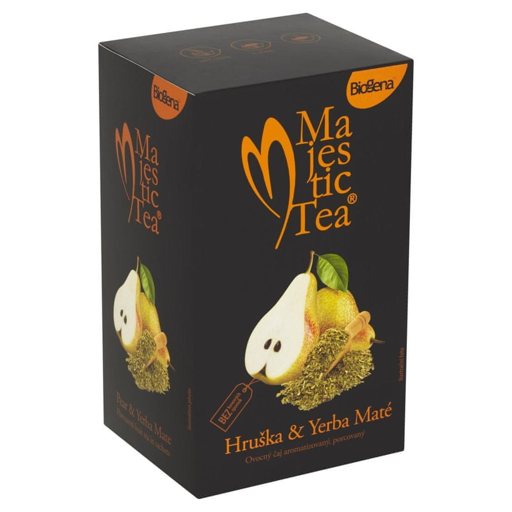 WEBHIDDENBRAND Ovocný čaj Biogéna Majestic - hruška & yerba maté, 20x 2,5g