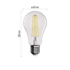 EMOS LED žiarovka Filament A60 / E27 / 11 W (100 W) / 1 521 lm / teplá biela