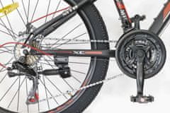 Olpran horský bicykel Canull XC241 čierna/červená 24