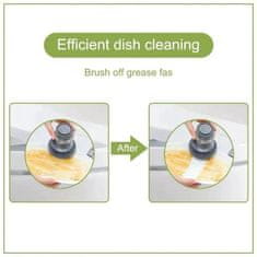 HOME & MARKER® Praktická škrabka na drhnutie riadu s dávkovačom na saponát (10 x 9 x 9 cm) | SUDSMASTER