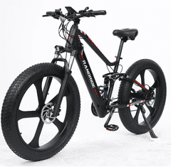 Randride RANDRIDE YX90M Elektrický bicykel 26" s hrubými pneumatikami, 1000W 48V 13.6Ah