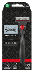 Wilkinson Sword Barber's Style The Designer holiaci strojček + 2 náhradné hlavice