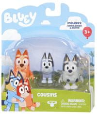 TM Toys Bluey 3 figúrky Bingo, Muffin, Socks