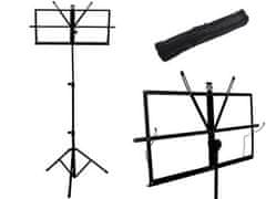 Malatec ISO 1307 Stojan na noty, čierny 8543