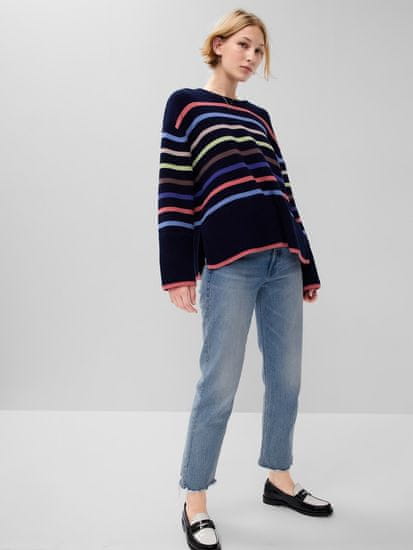 Gap Pruhovaný sveter s rázporkami
