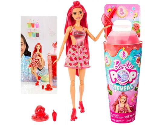 sarcia.eu Bábika Barbie Pop Reveal Watermelon lemonade, fruit juice series