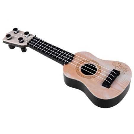 JOKOMISIADA Detské ukulele 25cm, béžová