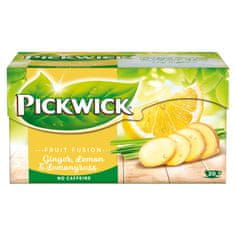 Pickwick Ovocný čaj - zázvor s citrónom a citrónovou trávou, 20 x 2 g