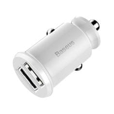 BASEUS Baseus Grain 2x USB 5V 3,1A nabíjačka do auta (biela)