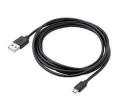 kábel USB A-MicroB/1.8m/čierna