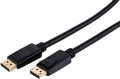 C-Tech kábel Displayport 1.2, 4K@60Hz, M/M, 0.5m