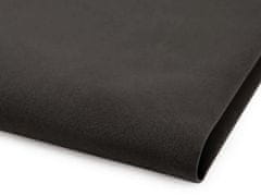 Penová guma Foamiran na výrobu kvetov 60x70 cm - (022) čierna (5 ks)