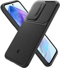 Spigen ochranný kryt Optik Armor pro Samsung Galaxy A55, čierna