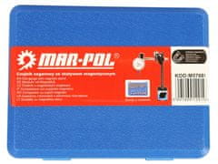 MAR-POL Úchylkomer 0-10/0,01mm s magnetickým statívom a vymeniteľnými koncovkami M57661