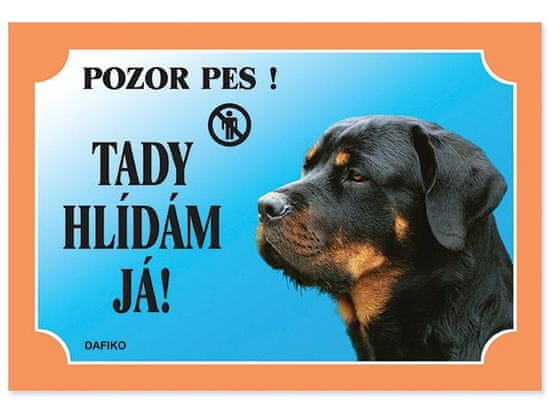 DAFIKO Tabuľka rotweiler