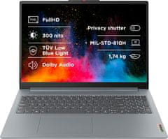 Lenovo IdeaPad Slim 3 16IAH8 (83ES000BCK), šedá