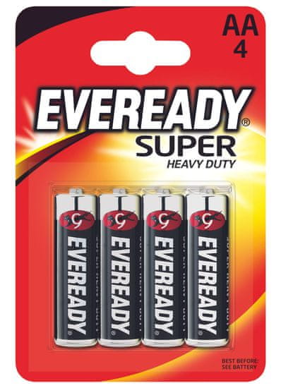 Energizer Eveready Super Heavy Duty AA R6/4 1,5V 4ks 7638900083590