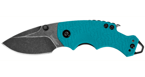 Kershaw 8700TEALBW SHUFFLE TEAL vreckový multifunkčný nôž 6 cm, Blackwash, modrozelená, GFN