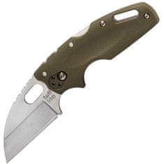 Cold Steel 20LTG Tuff Lite Plain (OD Green) vreckový nôž 6,4 cm, zelená, Griv-Ex