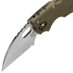 Cold Steel 20LTG Tuff Lite Plain (OD Green) vreckový nôž 6,4 cm, zelená, Griv-Ex