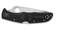 Spyderco C10SBK Endura 4 Lightweight Serrated vreckový nôž 9,5cm, čierna, FRN