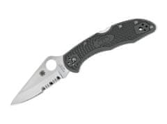 Spyderco C11PSFG Delica 4 vreckový nôž 7,5cm, zelená, FRN