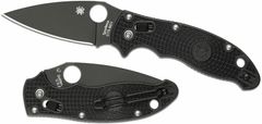 Spyderco C101PBBK2 Manix 2 Lightweight Black vreckový nôž 8,6 cm, celočierna, FRN