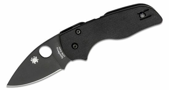 Spyderco C230GPBBK Lil' Native All Black vreckový nôž 6,3 cm, celočierna, G10