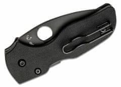 Spyderco C230GPBBK Lil' Native All Black vreckový nôž 6,3 cm, celočierna, G10