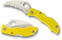 Spyderco LYLS3HB Ladybug 3 Salt Lightweight Yellow malý vreckový nôž 5 cm, žltá, FRN