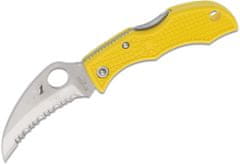 Spyderco LYLS3HB Ladybug 3 Salt Lightweight Yellow malý vreckový nôž 5 cm, žltá, FRN