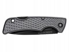 GERBER 31-003616 US1 vreckový nôž 6,6 cm, čierna, šedá, zytel, guma