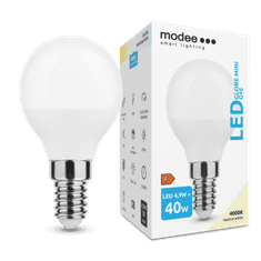 Modee LED Globe Mini G45 4,9W E14 neutrálna biela