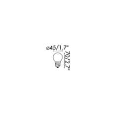 FARO Barcelona FARO LED žiarovka G45 E27 2W filament AMBER 2200K