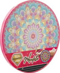 Alltoys Diamantové maľovanie Mandala 30cm, ružová