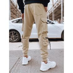 Dstreet Pánske bojové nohavice ROW beige ux4369 XL